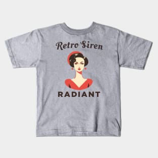 Retro Siren, Radiant Kids T-Shirt